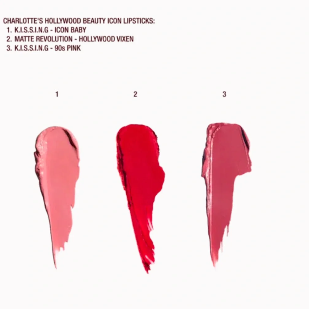 CHARLOTTE'S ICONIC HOLLYWOOD LIP TRIO LIMITED EDITION KIT